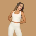 Set Crop Top Esqueleto & Leggings Bota Campana Dalia